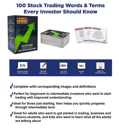 Gen 2_ 100 Stock Trading Words & Terms Every Investor Should Know Deluxe Flashcard Set