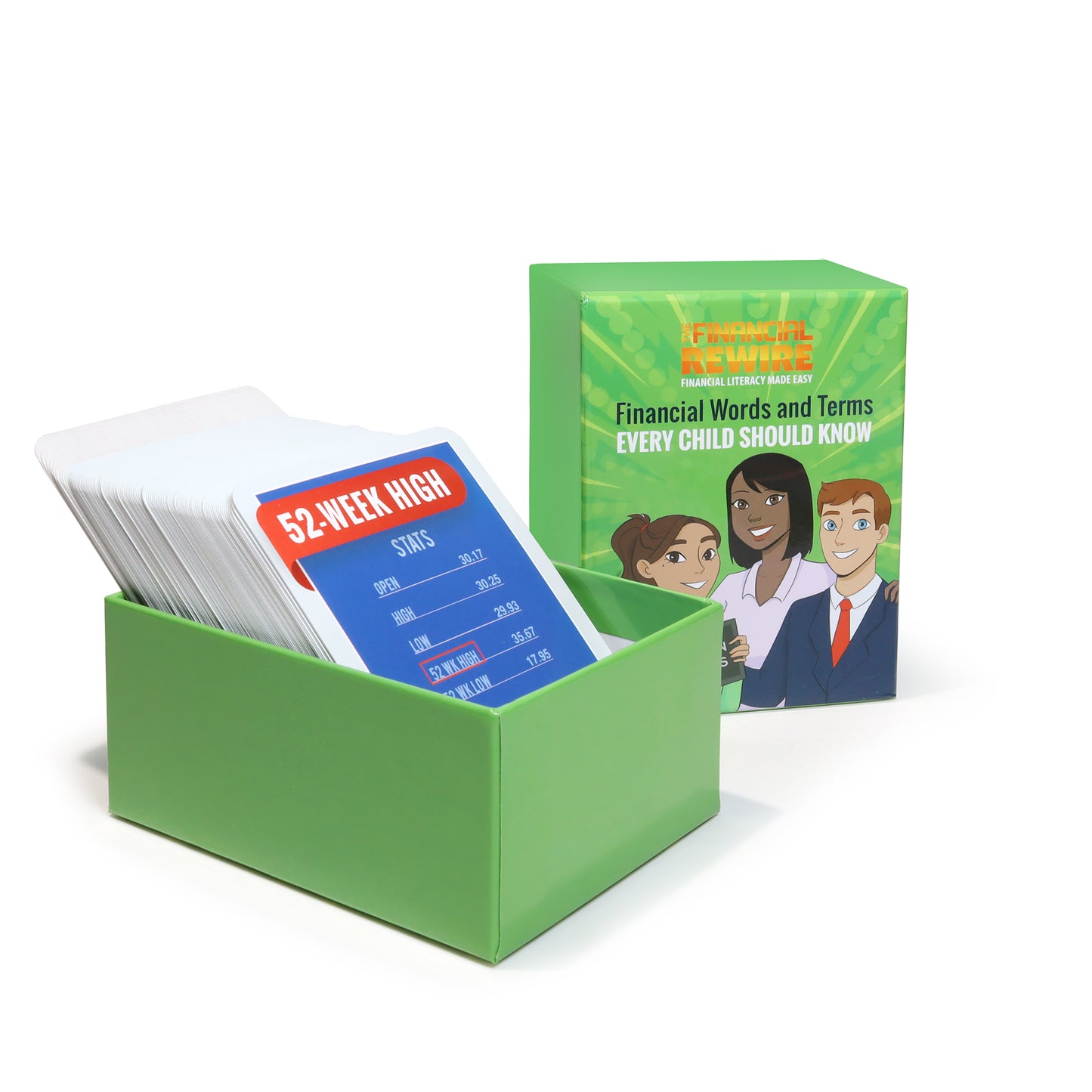 100 Financial Literacy Words and Terms Every Child Should Know Deluxe Flashcard Set