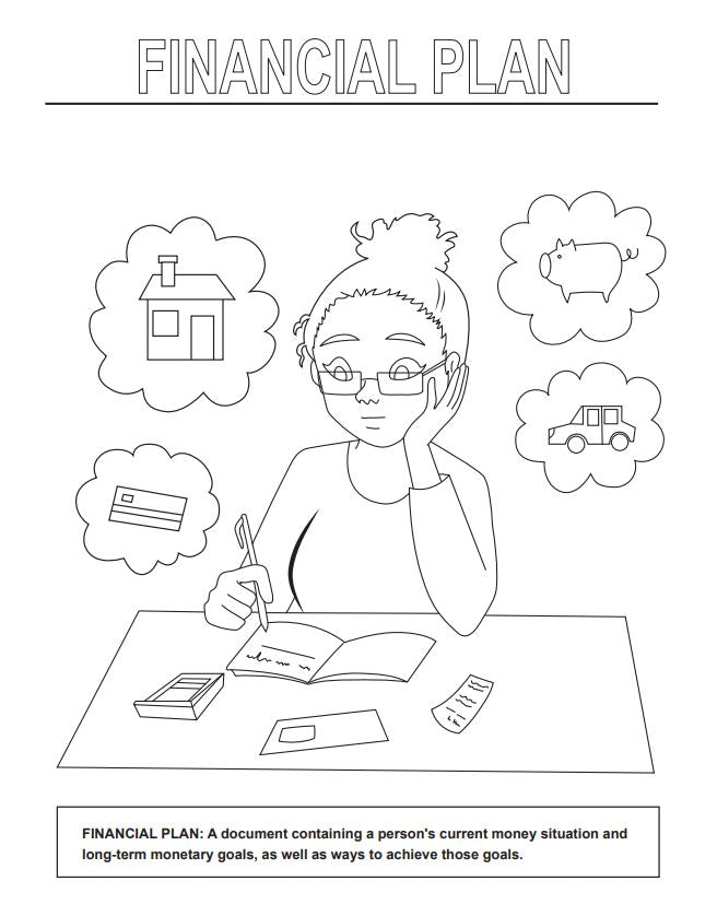 Printable Activity Book: 100 Financial Literacy Words and Terms Every Child Should Know - 113 Pages