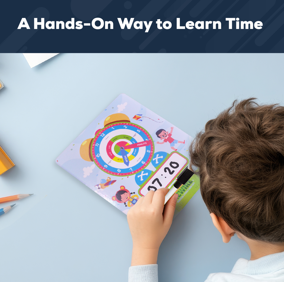 Meet Clock Buddy – A Hands-On Way to Help Kids Master Time!