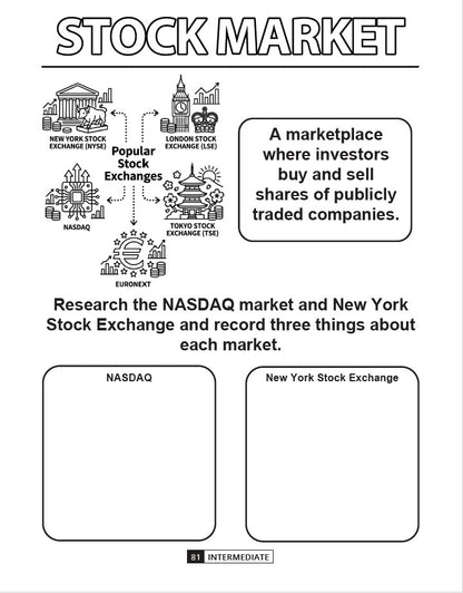 Activity Book: 100 Financial Literacy Words and Terms Every Child Should Know_Gen3