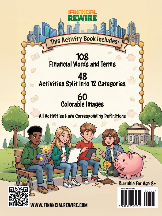 Activity Book: 100 Financial Literacy Words and Terms Every Child Should Know_Gen3