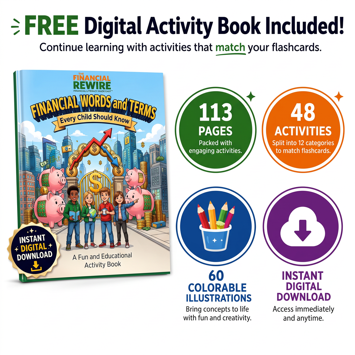 100 Financial Literacy Words and Terms Every Child Should Know _Gen 3 Latest Version