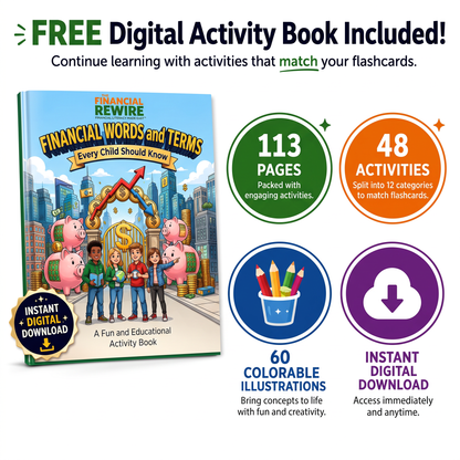 100 Financial Literacy Words and Terms Every Child Should Know _Gen 3 Latest Version