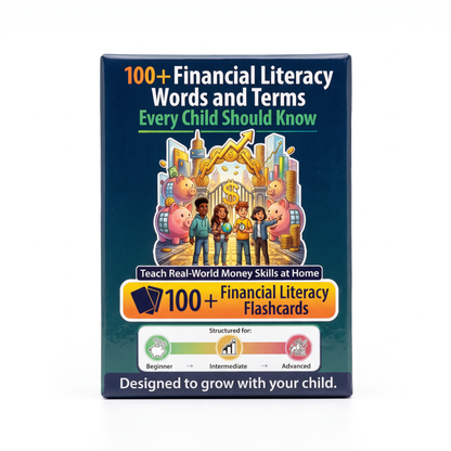 100 Financial Literacy Words and Terms Every Child Should Know _Gen 3 Latest Version
