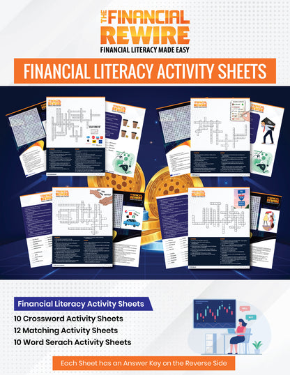 Printable 32 Financial Literacy Activity Sheets