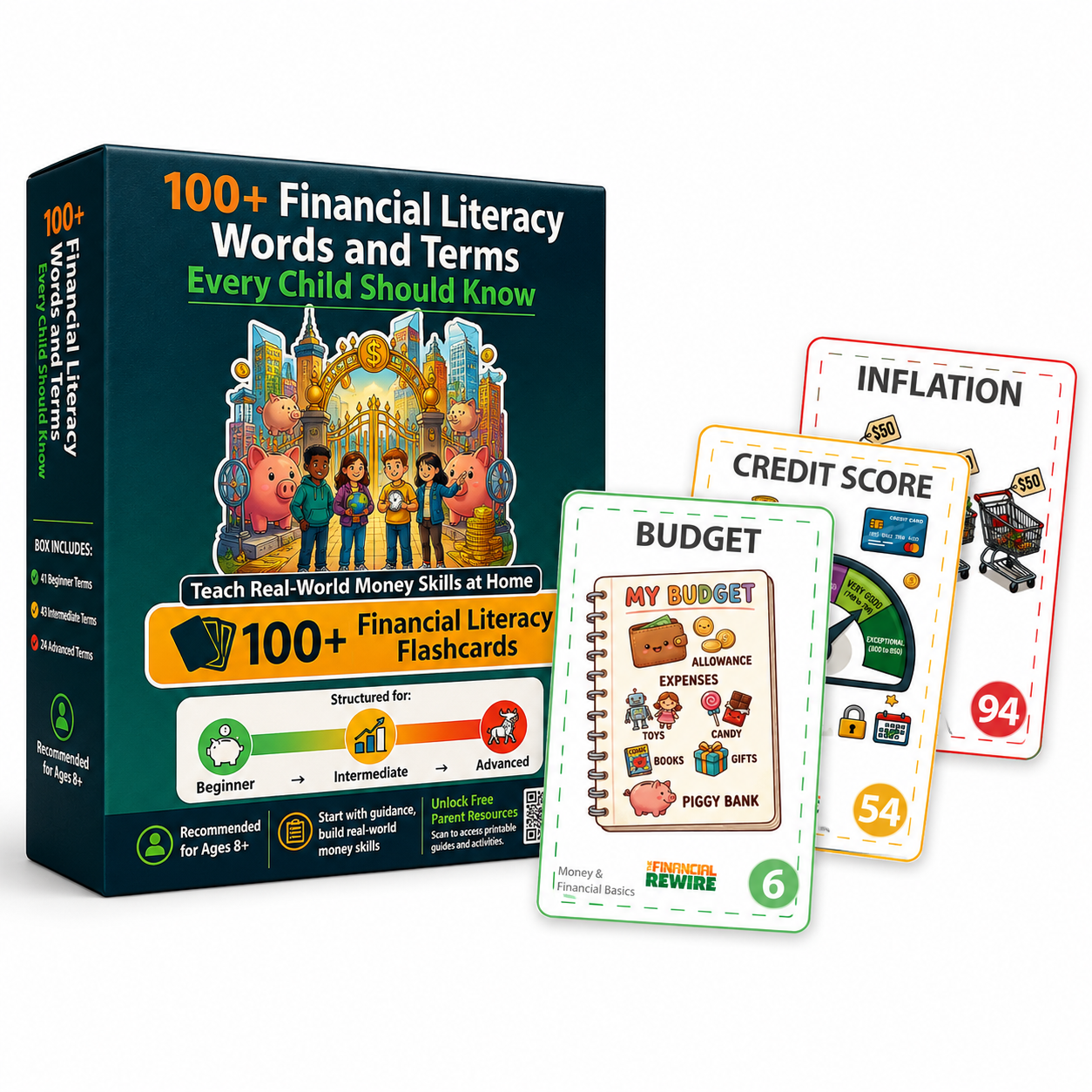 100 Financial Literacy Words and Terms Every Child Should Know _Gen 3 Latest Version
