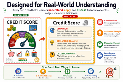 100 Financial Literacy Words and Terms Every Child Should Know _Gen 3 Latest Version