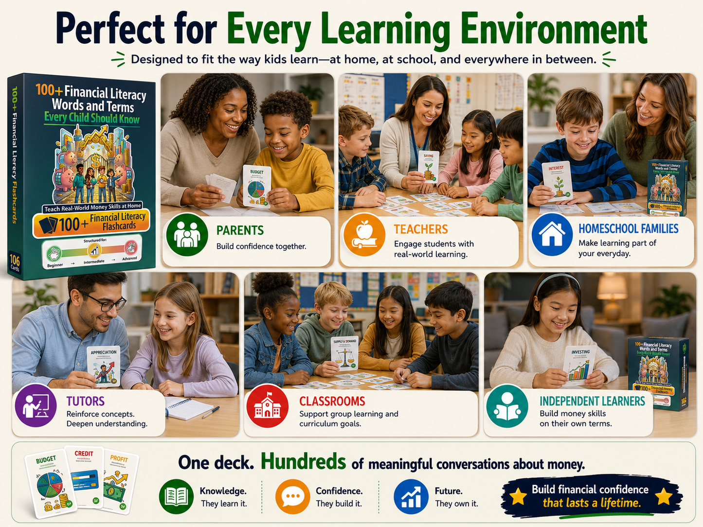 100 Financial Literacy Words and Terms Every Child Should Know _Gen 3 Latest Version