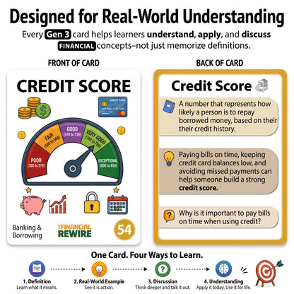 100 Financial Literacy Words and Terms Every Child Should Know _Gen 3 Latest Version
