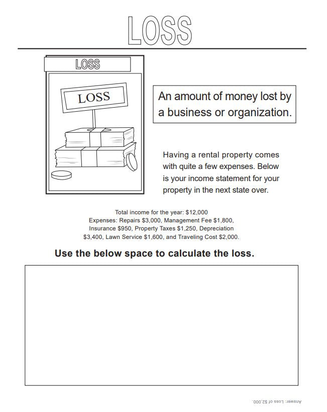 Printable Activity Book: 100 Financial Literacy Words and Terms Every Child Should Know - 113 Pages