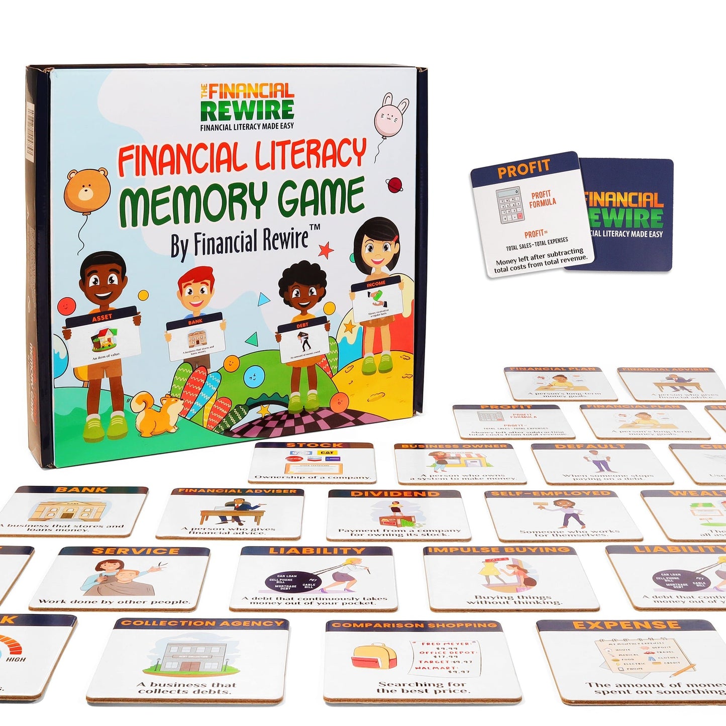 CLEARANCE: Financial Literacy Memory Game