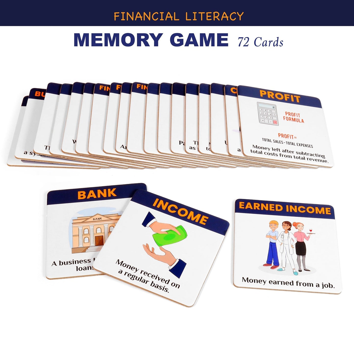 CLEARANCE: Financial Literacy Memory Game