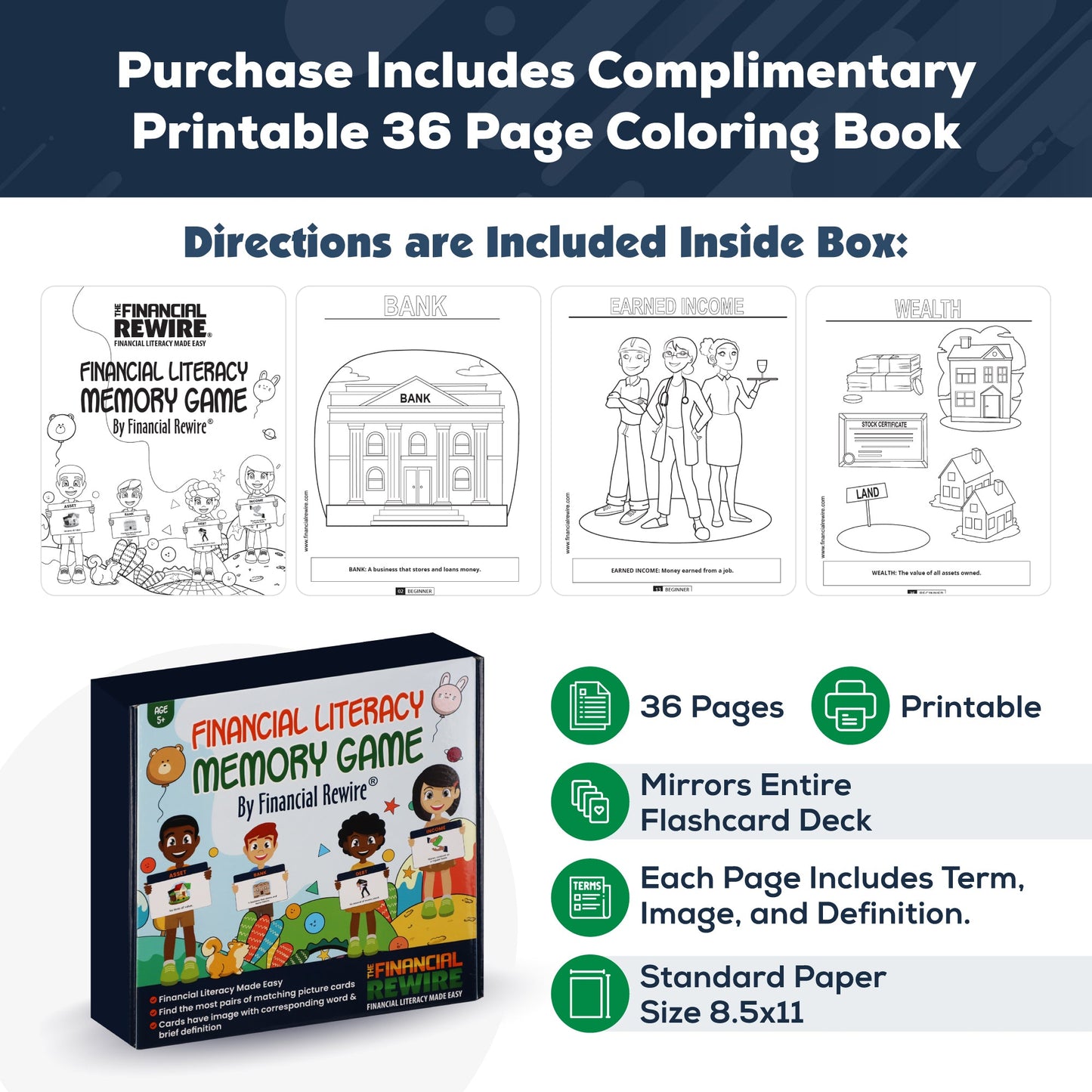 Financial Literacy Memory Game