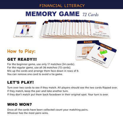 Financial Literacy Memory Game