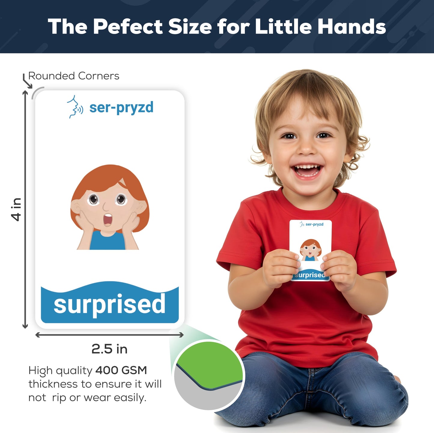 First Steps Learning Flashcards – 76 Cards for Toddlers & Kids – Letters, Numbers, Colors, Shapes & Emotions – Early Learning Tool for Ages 3+